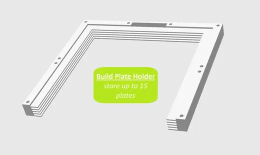 Hanging Build Plate Holder