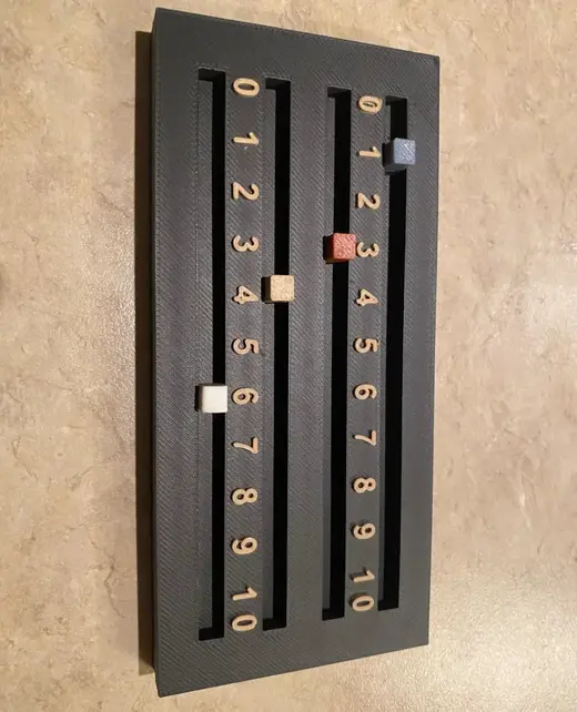 Sliding Scoring Board (magnets optional)