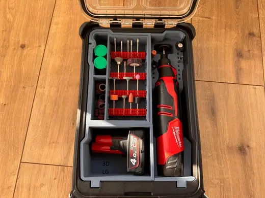Milwaukee M12 Brushless Rotary Tool Packout insert
