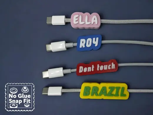 ClipMate – Custom Cable Name Tag