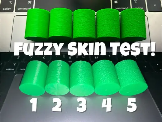 Fuzzy Skin Printer Calibration Test Print