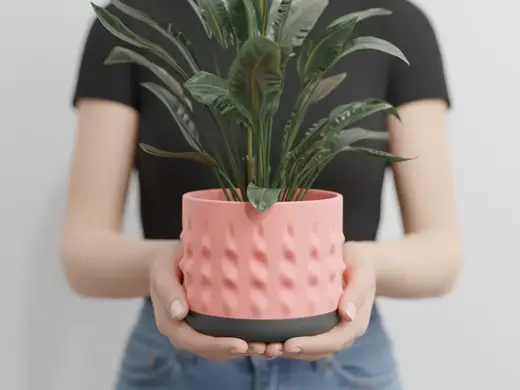 Planter with Drainage and Drip Tray