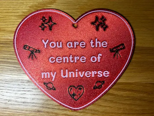 Centre of My Universe – Heart Ornament
