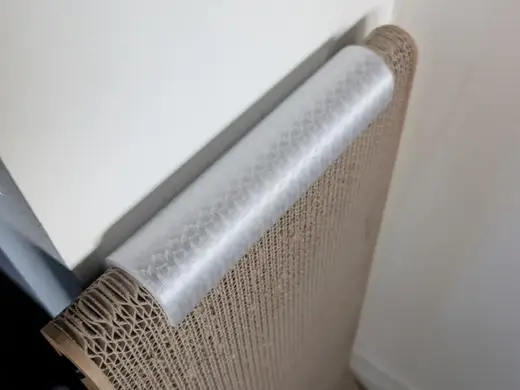 Cardboard Cat Scratcher Wall Shim