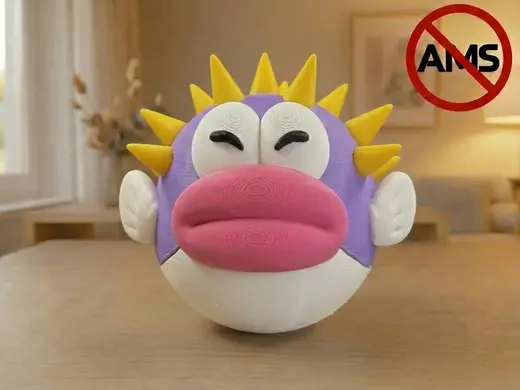 Porcupuffer – Mario Figurine AMS + No AMS Versions