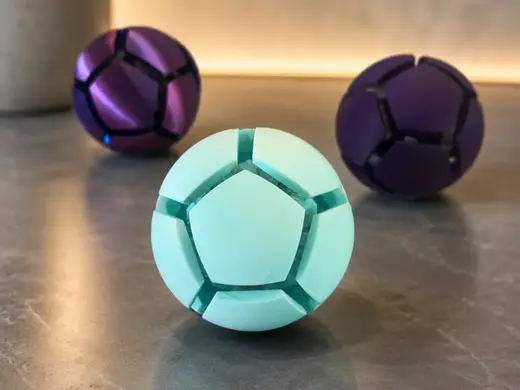 Clicky Dodecahedron Fidget Sphere