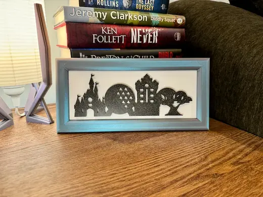 Walt Disney World Icons Silhouette Art