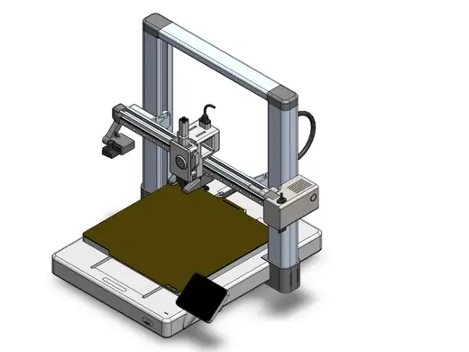 Bambulab A1 CAD step model