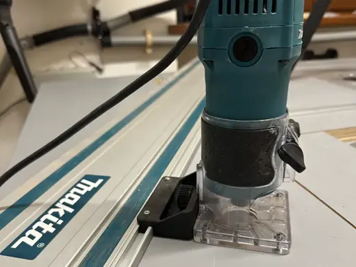 Makita/Parkside router guide adapter