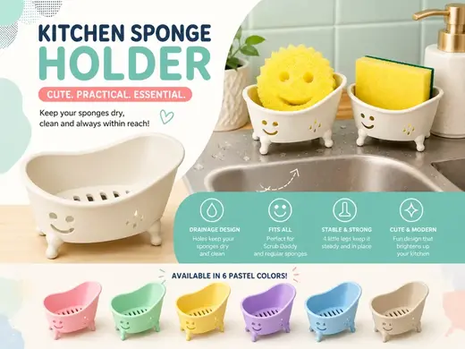 Cute Kitchen Sponge Holder