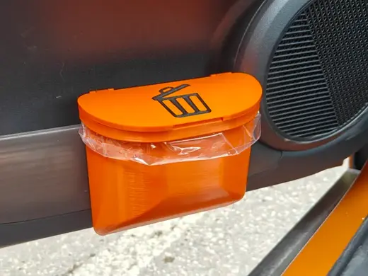 Car trash can - Parametric - AWE