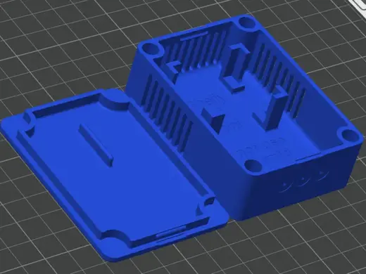Gehäuse für Shelly 1 mini, belüftet