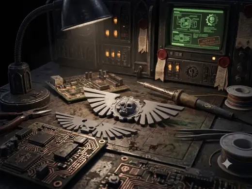 Space Army Eagle Insignia Badges