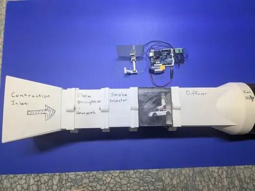 Modular Desktop Wind Tunnel