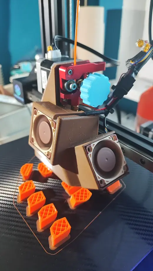Direct drive mount with CR touch, noctua fans for Linear rail