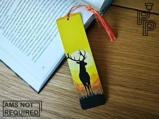 Golden Stag Bookmark
