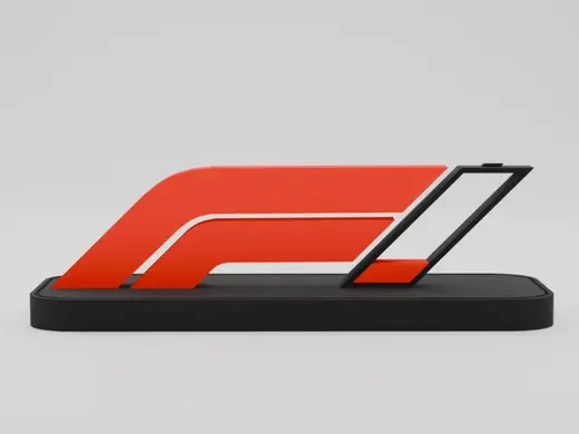 F1 Logo Stand - Low Battery