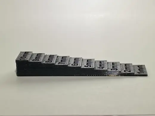 Thickness Gauge 1-10mm in 1mm Steps
