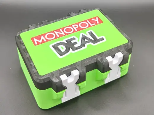 Monopoly Deal Card Box - SnapLock