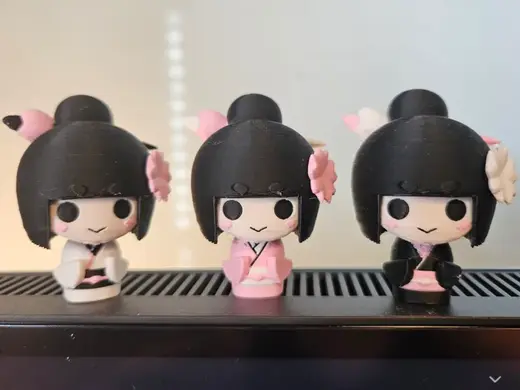 Chibi Kokeshi Girl - Rin