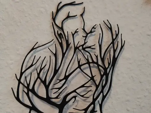 Ewige Verbundenheit Moderne 3D-Wanddekoration