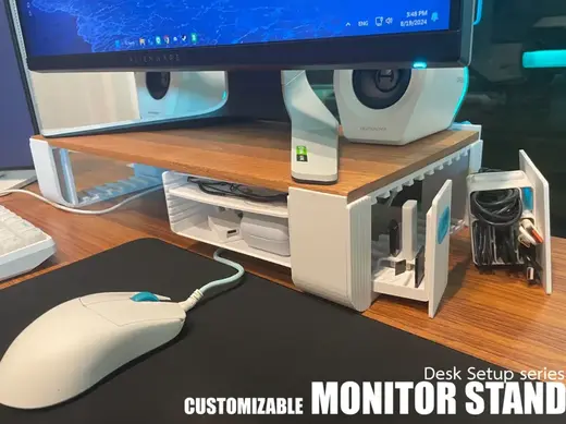 Customizable monitor stand