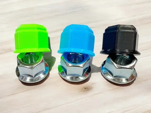 Bicycle axle nut cover and others