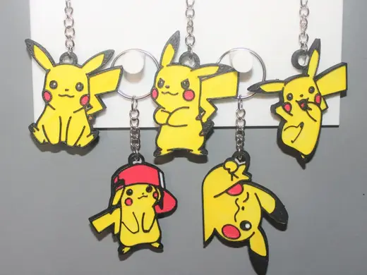 Keychain Pikachu pack of 5