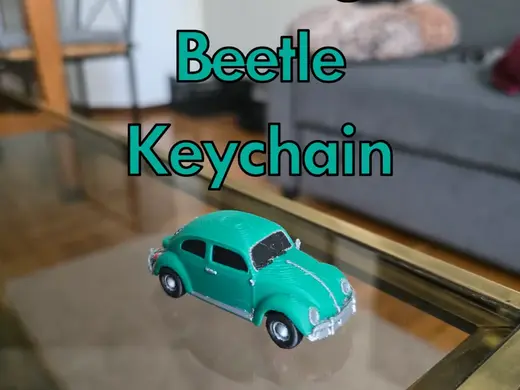 Volkswagen Beetle Keychain (PIP WW Vortek)