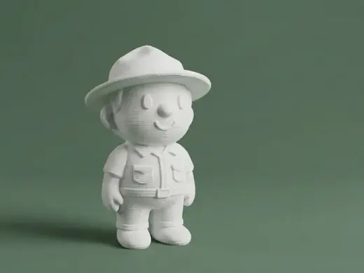 Cute Forest Ranger – Cartoon Forester Character