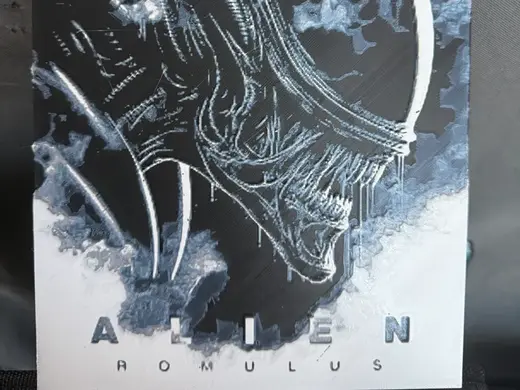 Hueforge affiche Alien ROMULUS