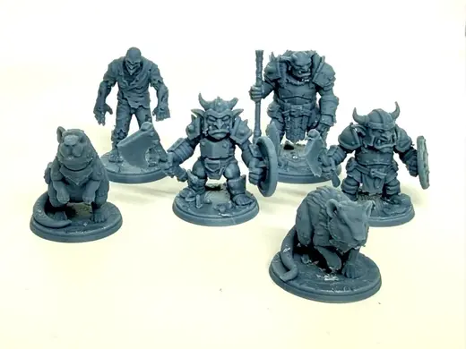 Dungeon Pack: Goblins,Rats & Undead Miniature Set