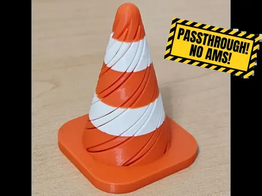 Passthrough Traffic Cone Fidget (+200% size)