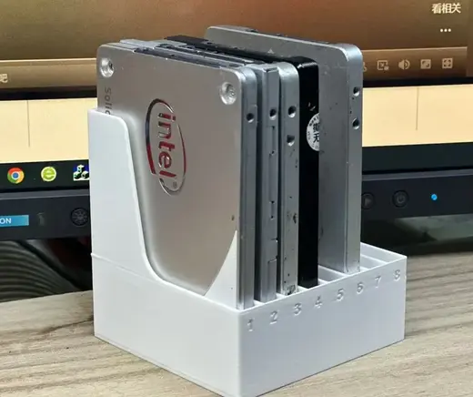 7MM2.5英寸硬盘收纳仓收纳盒hard drive storage box