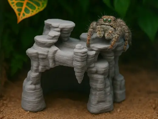 Stalagmite Trove Hide and Climb Reptile Decor