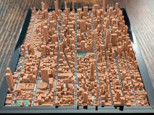 Midtown Manhattan NYC 3D Miniature v2