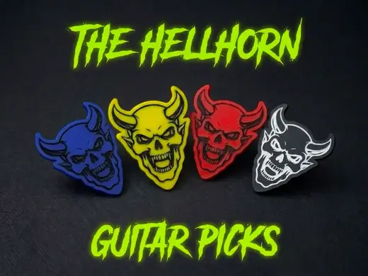 HELLHORN GUITAR PICK EDC