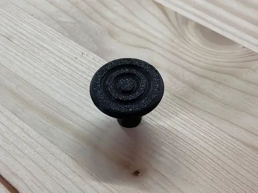 Round conical knob with rings for cabinet & drawer