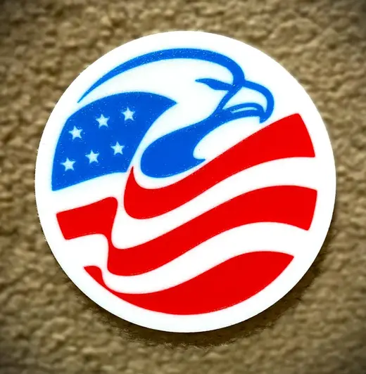 USA Flag Coaster set of 4