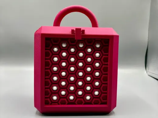 Geometric Hexagon Handbag / Purse
