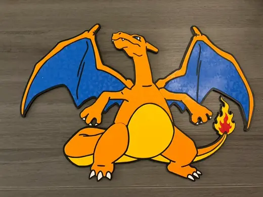 BIG Charizard wall art. No AMS needed