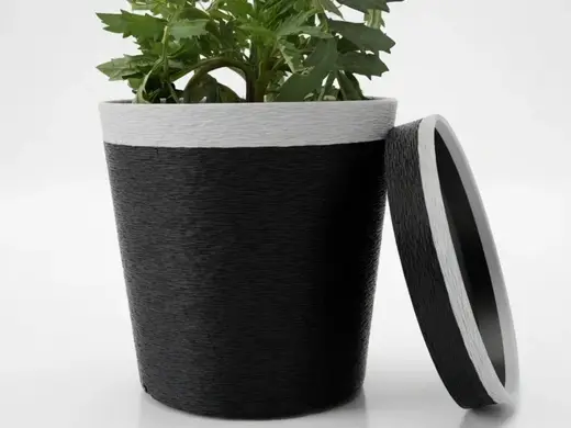 Plant pot with drip tray