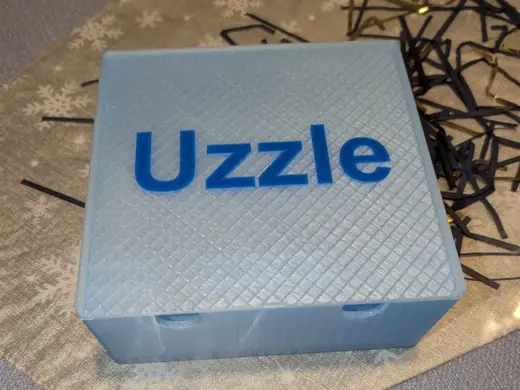 Uzzle Game Storage Box +bonus Box Card Divider