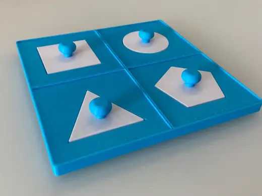 Montessori Shapes Puzzle - Montessori puzzles