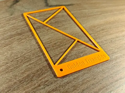 Photography composition tool - Golden triangles