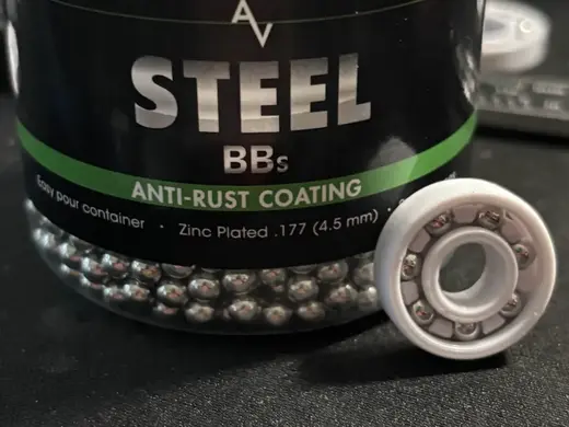 608 Bearing SMOOTH - Just add metal bbs!