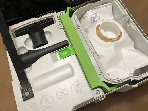 Adapter for budget Vacuum bags in Ctl Sys vacuum