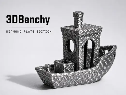 3DBenchy – Diamond Tread Plate Edition