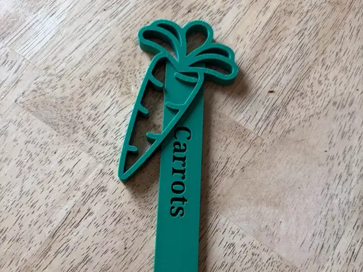 Carrots Garden Stake