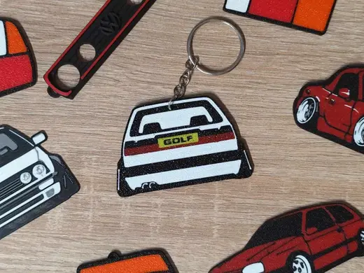 Golf Mk2 rear Keychain